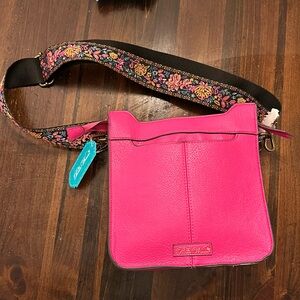 •Pioneer Woman• Josie Medium Crossbody Handbag with Guitar Strap